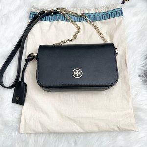 【‼️SOLD❗️】Tory Burch Robinson Crossbody Gold Chain